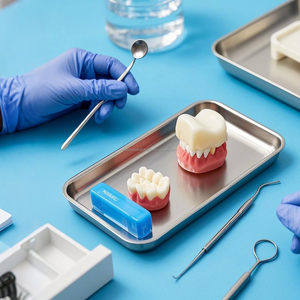 Plateau chirurgical manuel en acier inoxydable de haute qualité pour usage dentaire, hospitalier et en laboratoire, certifié CE ISO, autoclavable, OEM ODM, vente en gros - Product Image 5