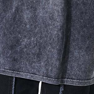 T-shirt respirant, écologique, à séchage rapide, de haute qualité, en coton lourd 100 %, col ras du cou, coupe oversize, épaules tombantes - Product Image 2