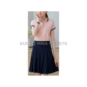 Polo pour femme à manches courtes, séchage rapide, col tricoté, coupe classique - Product Image 4