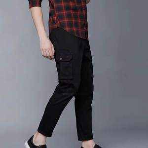 Pantalons cargo pour hommes en marque privée, en vente en ligne, couleur personnalisée, pantalons cargo délavés pour hommes, pantalons cargo multi-poches - Product Image 5