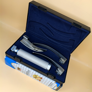 ชุดเครื่องมือตรวจกล่องเสียง LAPA-733071-1-5 แบบมาตรฐาน Macintosh 3 ใบมีด 2-3-4 สำหรับผู้ใหญ่ พร้อมด้ามจับและใบมีด ผ่านการฆ่าเชื้อแล้ว - Product Image 5