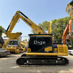 Excavatrice sur chenilles d'occasion Komatsu PC130-7 PC160-7 PC200-8 d'origine japonaise, 2018-2022, 13 tonnes, moteur et pompe, bon prix, prête à l'emploi - Product Image 2