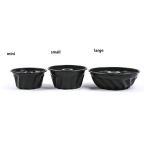 HESED CUISINE Mini Kugelhopf Pan 14cm Cold Rolled Steel PTFE Non-Stick Coating Fluted Tube Individual Swirl Cake Mold - Product Image 6