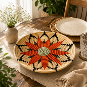Handmade Round Rattan <b>Placemat</b> Hyacinth <b>Wicker</b> Mat Eco-Friendly Heat Resistant Table Decoration Custom Size - Product Image 3