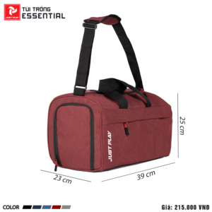 Custom Logo JustPlay Essential Gym Sport Duffle <b>Bag</b> with Shoe Compartment Waterproof 600D Polyester Travel <b>Bag</b> 22L - Product Image 1