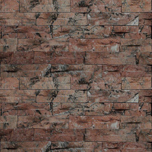 Revestimiento de Piedra de Mármol Rojo Mega de Calidad Premium para Exportación, con Superficie Desgastada, para Paredes de Villas y Hoteles, Diseño Moderno - Product Image 3