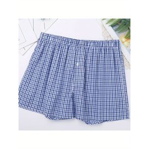 Paquete de 3 Calzoncillos Bóxer de Algodón para Hombre, Diseño a Cuadros, Tallas M, XL, 2XL - Product Image 3