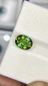 พลอยทัวร์มาลีนสีเขียวธรรมชาติทรงรีเหลี่ยมเพชรพลอยจาก Zubeda Gems พลอยประจำเดือนตุลาคม ขายส่งพลอยจากรัฐราชสถาน ผู้จัดจำหน่ายบุคคลที่สาม - Product Image 3