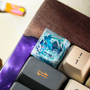 Keycaps Artisanat Forêt Mystique, Keycaps Artisanat Personnalisé, Keycaps Anime Mignons, Keycaps Verts, Ensemble de Keycaps, Keycaps en Bois - Product Image 2