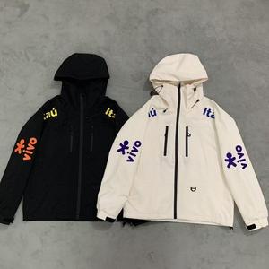 Brazil <b>Waterproof</b> Coated Hooded Sporty Lightweight <b>Thin</b> Windbreaker <b>Jacket</b>-Quick Drying Breathable Spring Outdoor Wear - Product Image 1