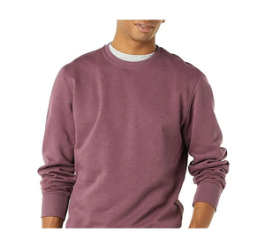 เสื้อสเวตเชิ้ตคอกลม Harry Johnson Production สีพลัมล้วน ผ้าฝ้ายผสม ถักทอ แขนยาว ระบายอากาศได้ดี สวมใส่สบายในฤดูใบไม้ร่วง ทรงปกติ - Product Image 3