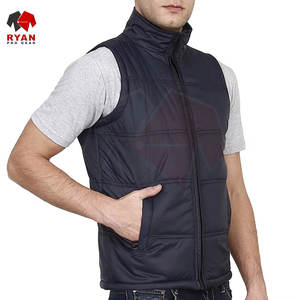 Chaleco Acolchado para Hombre, Chaqueta sin Mangas con Logotipo Personalizado, Prenda Ligera para Invierno - Product Image 1