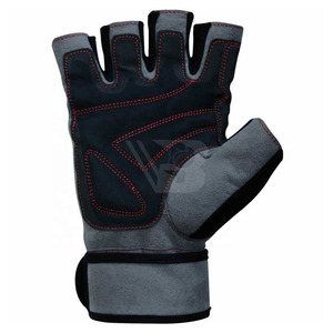 Gants de musculation à prix avantageux pour hommes, gants de fitness en néoprène à demi-doigts avec protection de la paume et logo personnalisé - Product Image 4