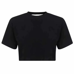 Vente en gros de crop tops pour femmes, logo personnalisé, fabricant OEM, coton premium, French Terry, délavé à l'acide, fournisseur de vêtements de mode - Product Image 4