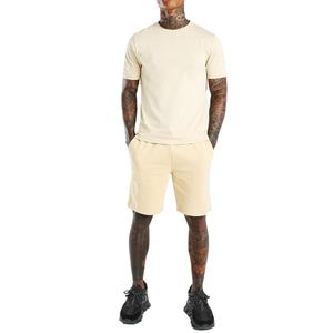 Novedad de verano, conjuntos de pantalones cortos informales para hombre, camiseta de manga corta, pantalones cortos, conjunto de chándal sólido, ropa de marca para hombre, conjuntos de 2 piezas - Product Image 1