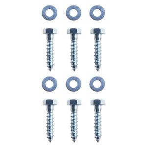 2 Pezzi Ancore a L in Acciaio Zincato 2"x2"x19.7" - Ancore Premium per Uso Esterno - Product Image 5