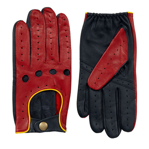 Gants de conduite professionnels pour hommes en cuir véritable, en cuir de vachette souple, design classique, accessoires de mode de haute qualité, vente en gros OEM - Product Image 1