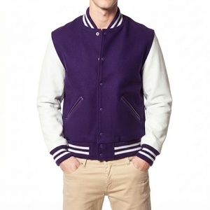 Chaqueta Universitaria Personalizada para Hombre, Estilo Griego, Productos de Hermandad, Chaqueta Letterman con Mangas en Contraste - Product Image 4