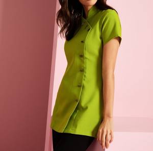 2024 élastique Logo personnalisé haute qualité massage industrie de la beauté salon technicien vêtements de travail femmes tunique spa uniforme pour dame - Product Image 1