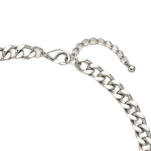 Collier AKA en lettres grecques argentées, pendentif en acier inoxydable, chaîne de bijoux, cadeau pour femmes, couleur argent - Product Image 2