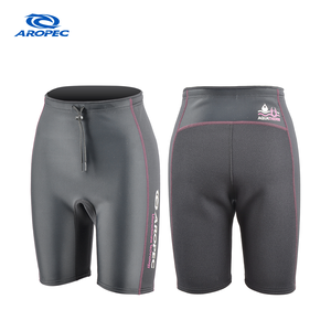 Pantalones Cortos Térmicos de Forro Polar Acuático para Mujer, Cintura Alta con Cordón Ajustable, Neopreno Supratex, Pantalones Térmicos de Neopreno para Buceo, Surf, SUP, OEM/ODM - Product Image 1