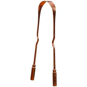 Raspador de Lengua de Cobre Natural, Mejora la Salud Bucal y Digestiva, Proporciona un Aliento Más Fresco, una Lengua Más Limpia y un Microbioma Más Saludable - Product Image 1