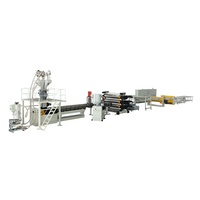 Ligne d'extrusion de feuille de plastique abs transparent