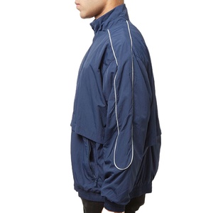 Vestes décontractées pour hommes, coupe-vent imperméable et respirante, avec fermeture éclair, logo personnalisé, grandes tailles, pour l'automne - Product Image 5