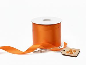 Ruban en satin orange de qualité supérieure de 12 mm pour l'artisanat et les cadeaux - Product Image 3