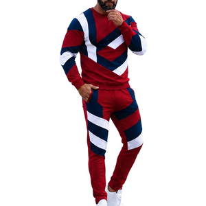 Mens Crew Neck Tracksuit Bulk Wholesale Custom Sportswear Manufacturer Mens Crew Neck Tracksuit Soft Warm Fabric Everyday Wear - Product Image 3