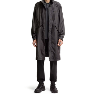 Chaqueta Impermeable con Capucha Larga para Hombre, Marca Privada Personalizada, Transpirable, Cortavientos, Informal para Exteriores - Product Image 1