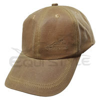 Casquettes cirées robustes pour l'extérieur, casquette ajustée à 6 panneaux pour hommes, broderie personnalisée de haute qualité, casquettes de baseball en toile imperméable