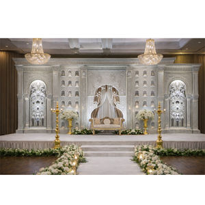 Escenario de Boda Estilo Ventana Americana, Personalizado al Estilo Indio para la Noche de Sangeet, Desmontable, Ligero, de Fibra de Vidrio - Product Image 1