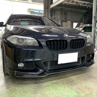 Nuevo Alerón Delantero de Fibra de Carbono Estilo E para BMW Serie 5 F10 2011-2016, Paquete M-Sport BW-F10-24, Fijación con Tornillos