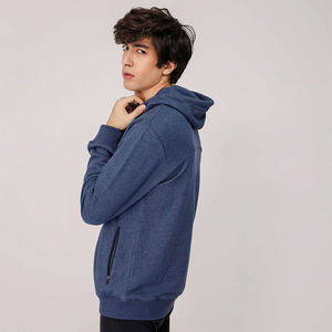 Sweat-shirt personnalisé pour homme, fermeture éclair intégrale, couleur unie, coupe classique, broderie, hiver, 100% coton molletonné, streetwear, décontracté - Product Image 4