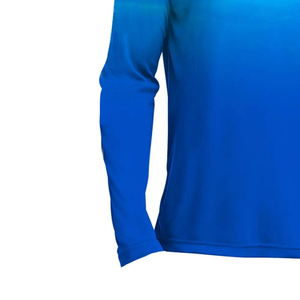 Chemise de pêche à manches longues pour homme, couleur unie, respirante, UPF 50, 100% polyester, service OEM personnalisé, prix le plus bas, logo personnalisé - Product Image 5