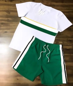 ชุดเซ็ตเสื้อผ้าคุณภาพสูงสำหรับทุกเพศ เสื้อแจ็คเก็ตกันลมฤดูร้อน + กางเกงขาสั้น พร้อมปักโลโก้ตามสั่ง ดีไซน์ลายปัก 100% ผ้าฝ้าย - Product Image 2