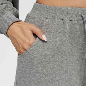 Pantalones Deportivos Personalizados con Logotipo, Cintura Alta, Lisos, Baratos, al por Mayor, con Cordón, Casuales, Tallas Grandes, para Mujer - Product Image 4