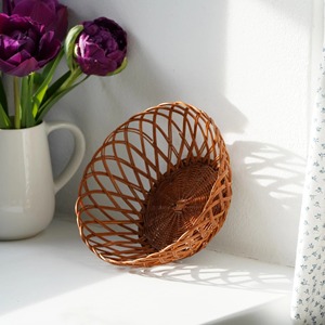 Set 2 Old <b>Bread</b> Fruit <b>Baskets</b> Handmade Eco-Friendly Storage <b>Baskets</b> Natural Rattan Modern Multifunction Artex Green Earth Made - Product Image 4