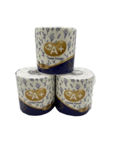 กระดาษทิชชูราคาถูกที่สุดจากโรงงานจีน รับผลิตกระดาษห่อแบบกำหนดเอง กระดาษทิชชู 100% เยื่อไม้บริสุทธิ์ พิมพ์แบรนด์ตามสั่ง กระดาษชำระแบบม้วน - Product Image 4