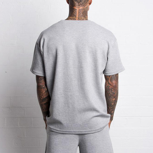 Camiseta de felpa francesa para hombre, 100% algodón, de alta calidad, la más vendida, corte holgado, poliéster de secado rápido. - Product Image 6