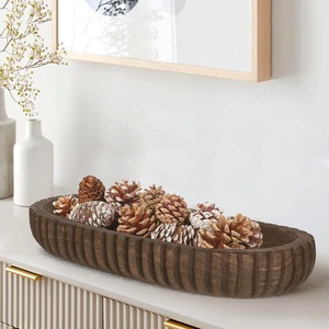Tazón de Masa de Madera de Mango Pulida 100% Natural, Ecológico, Desechable, Diseño Rústico, Alta Calidad, Regalo Empresarial, Cena, Comida Rápida - Product Image 3
