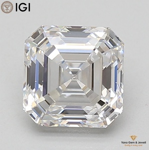 เพชรทรงแอสเชอร์ 4.00 กะรัต สวยหรู พร้อมใบรับรอง IGI เพชร CVD ผลิตในห้องปฏิบัติการ สี D ความสะอาดระดับ VS2 สร้างสรรค์เครื่องประดับในฝันของคุณ - Product Image 1