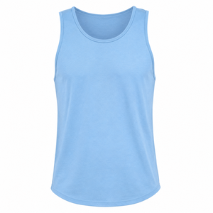 Débardeur Homme Personnalisable en Coton Blanc Uni pour la Salle de Sport et l'Été – Vente en Gros à Prix Abordable - Product Image 1