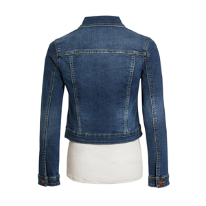 Wholesale Custom Women's <b>Cropped</b> <b>Denim</b> <b>Jacket</b> New Fancy Super <b>Cropped</b> Black Plain Jeans <b>Jacket</b> Wool Lining Short Length Ladies - Product Image 2