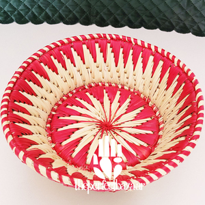 Cesta Redonda Abierta de Hierba Moonj Natural de 11 Pulgadas, Multiusos, Ecológica, Duradera, Tamaño Mini - Product Image 2