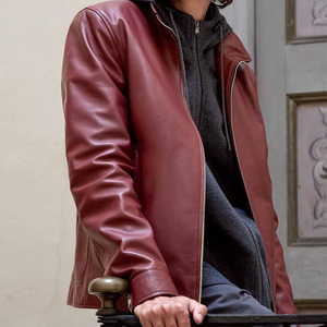 Wholesale Outdoor Use Breathable <b>Winter</b> <b>Leather</b> <b>Jacket</b> Top Selling Cheap Price Latest Design Men <b>Leather</b> <b>Jacket</b> For Sale - Product Image 4