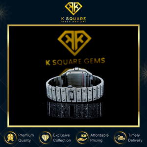 Proveedor Mayorista de Relojes de Lujo de Diseño, Automáticos, de Cuarzo, Resistentes al Agua, de Acero Inoxidable, con Cristal de Zafiro y Diamantes Moissanite - Product Image 5