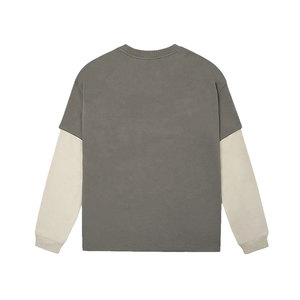 NOUVEAU T-shirt thermique à manches longues double couche 2 en 1 en coton épais de haute qualité personnalisé - Product Image 3