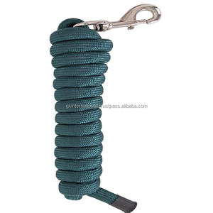 Rênes pour chevaux sur mesure, directement fournies, résistantes à l'usure, tressées, 100% nylon, cordes de promenade équestres. - Product Image 3